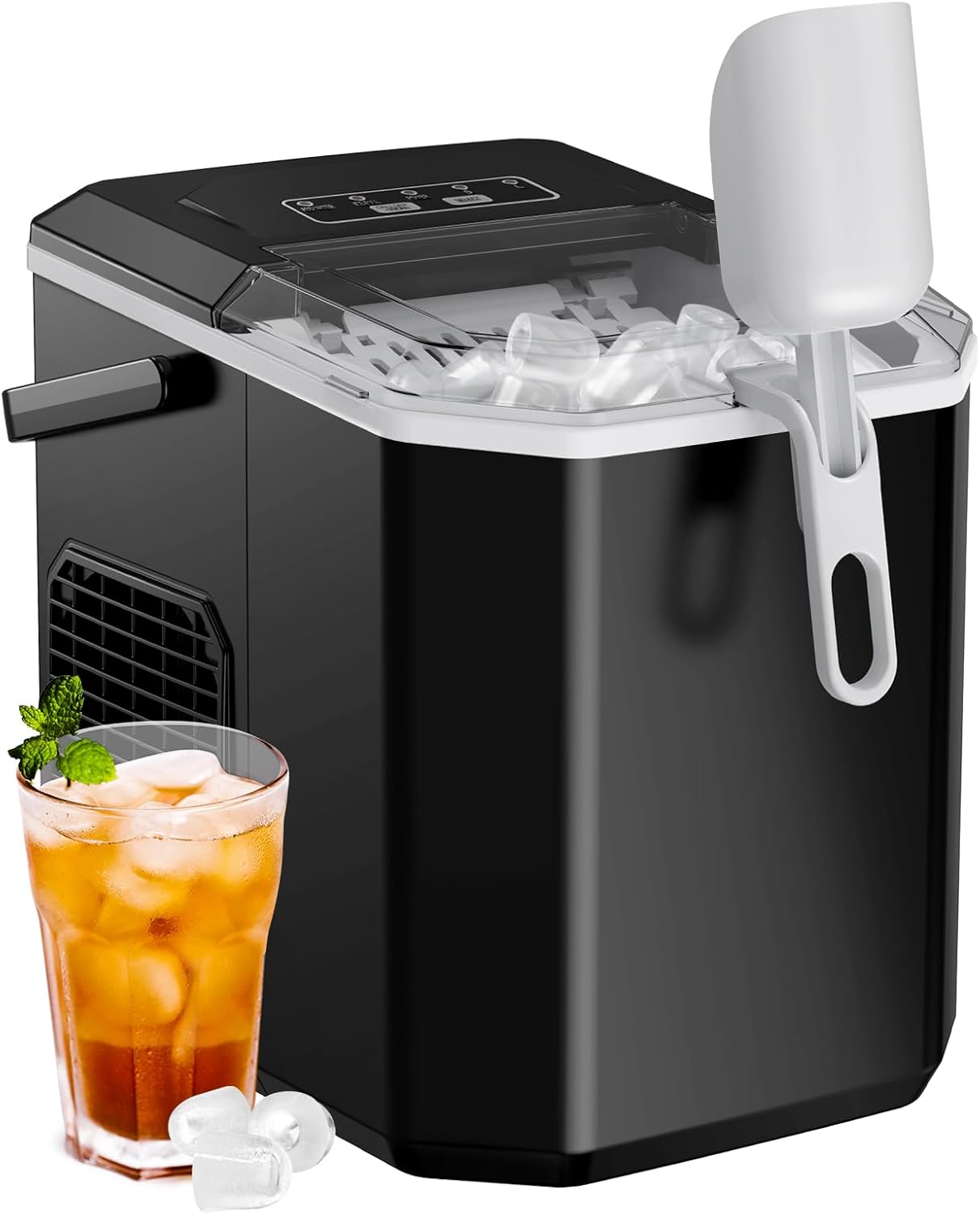  Ice Maker Countertop, Portable Ice Machine