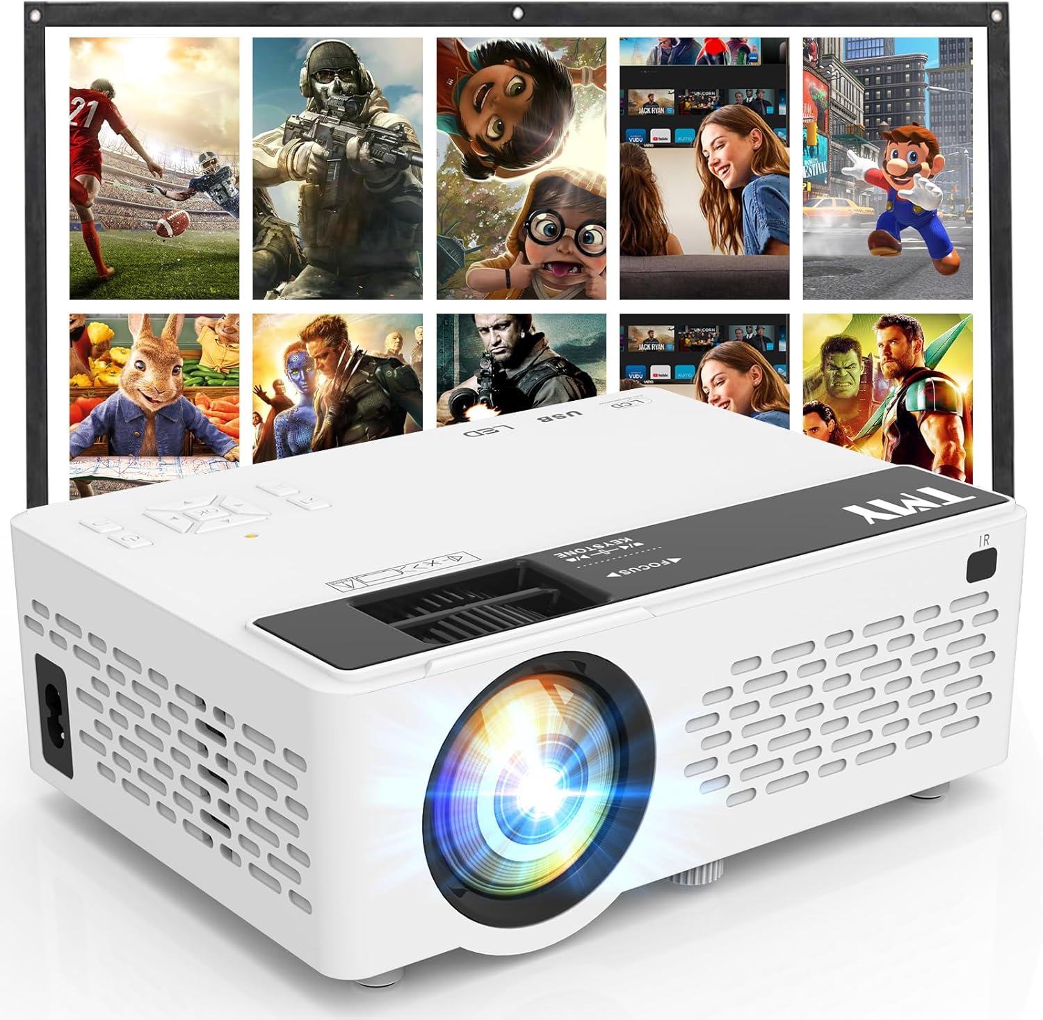  V08 Mini Projector